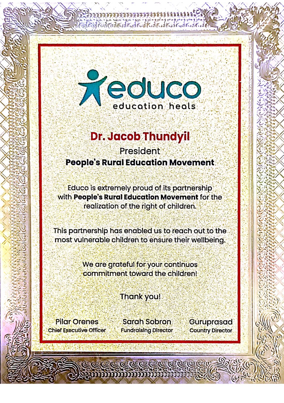 People's Rural Education Movement